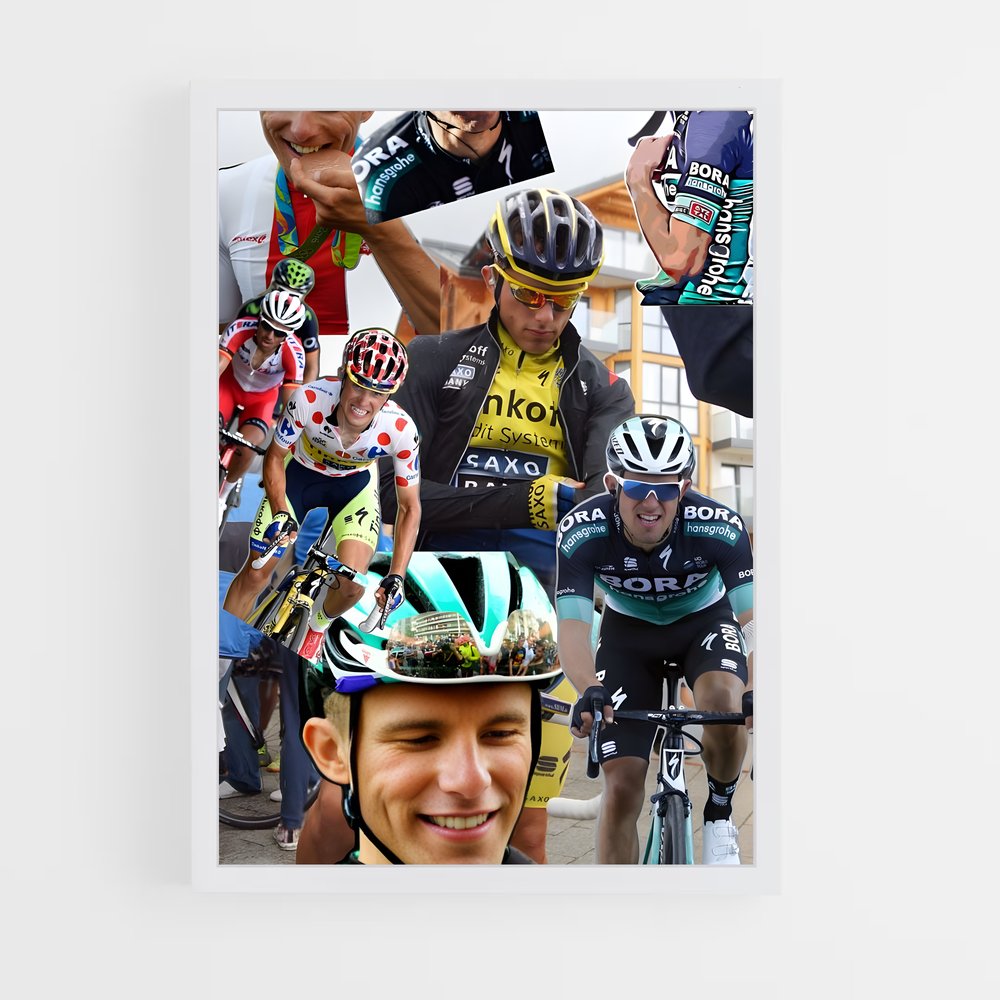 Poster La Montée Épique – affiche Cyclisme (vue 3)